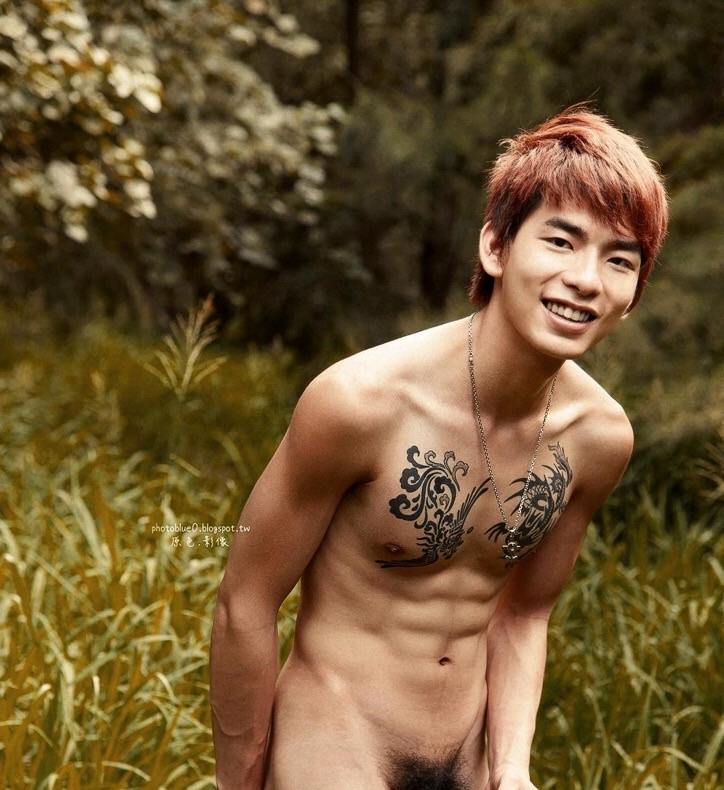 Sexy tattoo Asian boy