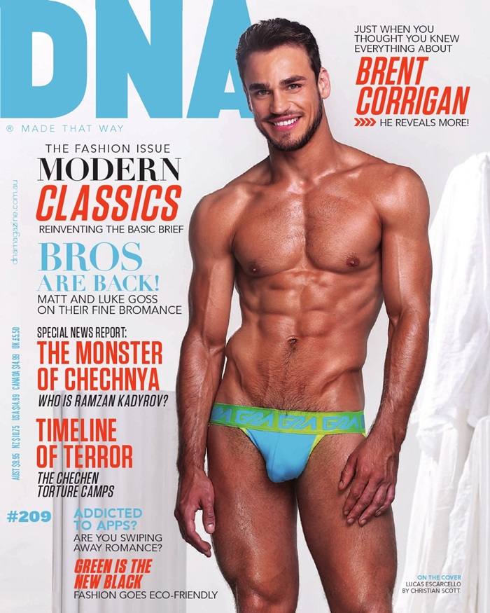 Lucas Escarcello @ DNA Magazine issue 209 June 2017