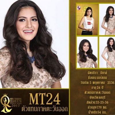 ผู้เข้าประกวดหมายเลข 24 ฉัตรทิรา มิชาส์ / มอร์แกน MissTourismQueenThailand2017