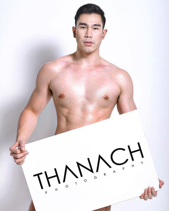 หนุ่มหน้าตี๋ หุ่นแซ่บ Thanach Raktham - IG@thanachr