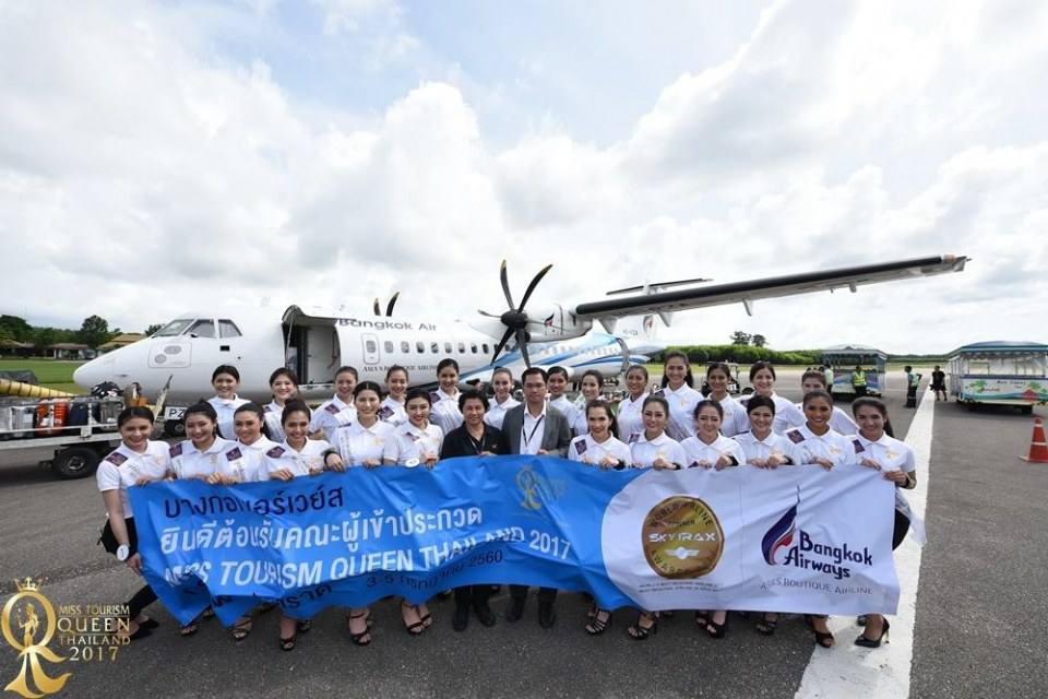 Bangkok Airways พาผู้เข้าประกวด Miss Tourism Queen Thailand 2017 บินลัดฟ้าสู่จังหวัดตราด