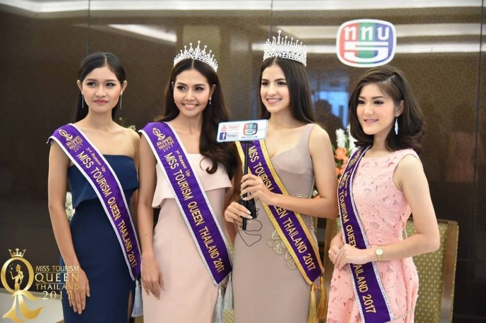 สาวงาม Miss Tourism Queen Thailand 2017 เข้าพูดคุยสัมภาษณ์ที่ #ททบ5