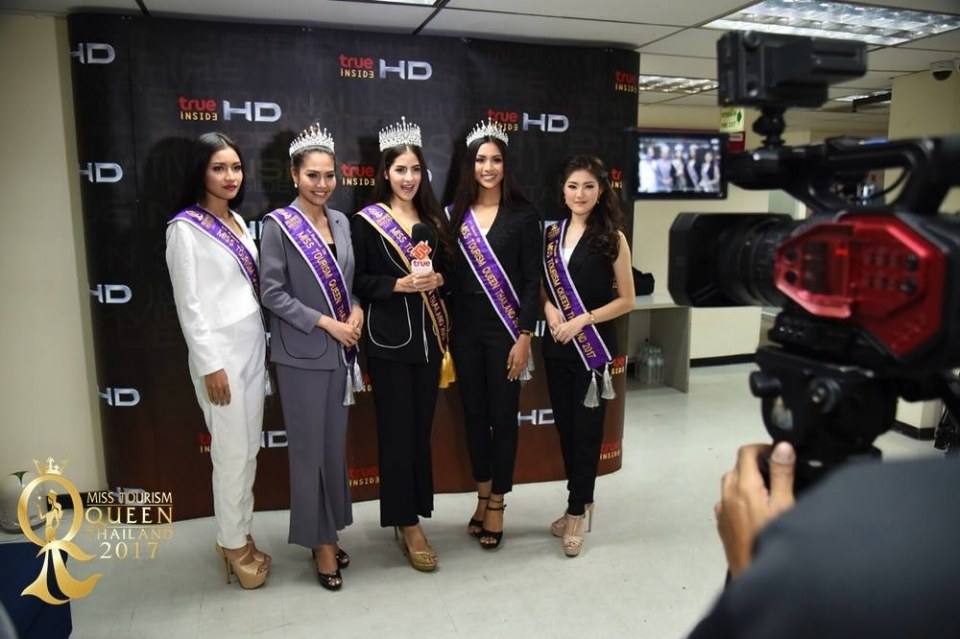 สาวงาม Miss Tourism Queen Thailand 2017 เข้าพูดคุยสัมภาษณ์ที่ #trueinsideHD