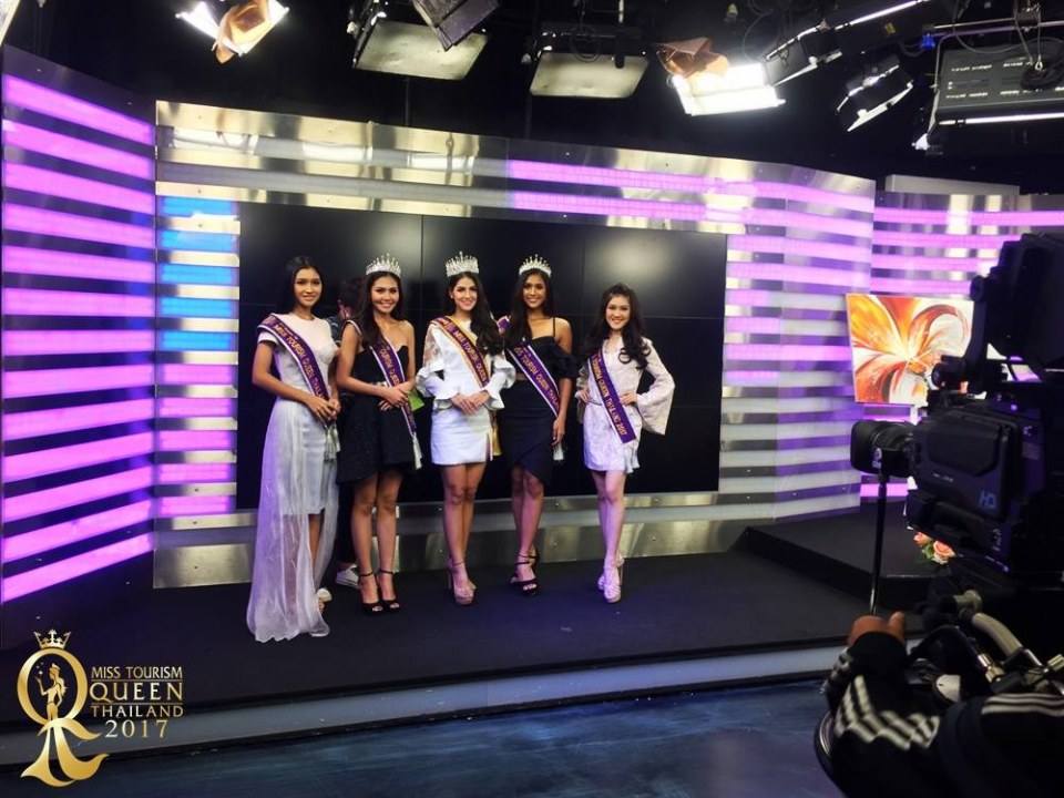 5 สาวงาม Miss Tourism Queen Thailand 2017 เดินสายพบสื่อมวลชน // ขอบคุณ TNN24