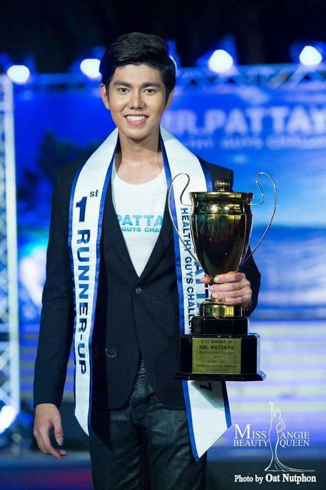 อ็อฟ ตำรวจหนุ่มวัย22ปี 1st runner-up mr.pattaya healthy guys 2017 ตัวแทนประเทศไทยไปประกวด mister ocean ที่ไตหวัน