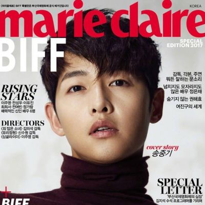 Song joong ki @ Marie Claire Korea October 2017