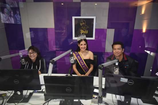 มอร์แกน - ฉัตรฑิรา Miss Tourism Queen Thailand 2017 สัมภาษณ์ วิทยุ อสมท ก่อนบินลัดฟ้าไปประกวดที่จีน พฤศจิกายน2560นี้