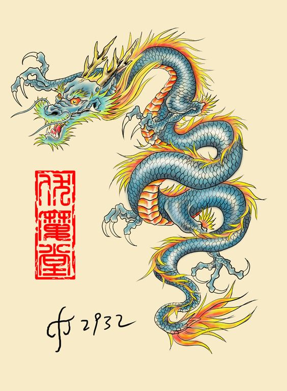 ความยิ่งใหญ่ของ ศิลปะจีน  ในการเขียนภาพ มังกรจีน