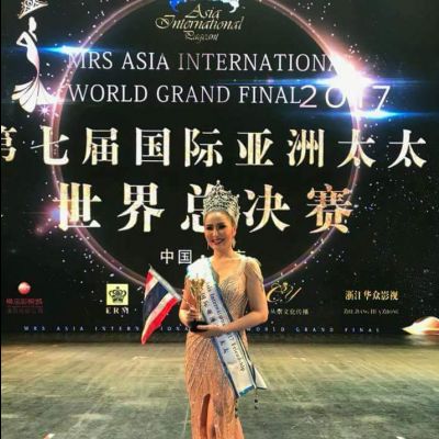 คุณอาร์ตัวแทนประเทศไทย คว้ามง Mrs. Asia International 2017