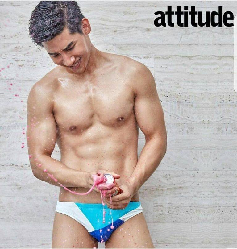 3 หนุ่ม 3 น้ำ แตกกระจาย ใน Attitude Magazine April 2017