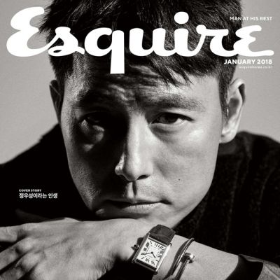 Jung Woo Sung @ Esquire Korea January 2018