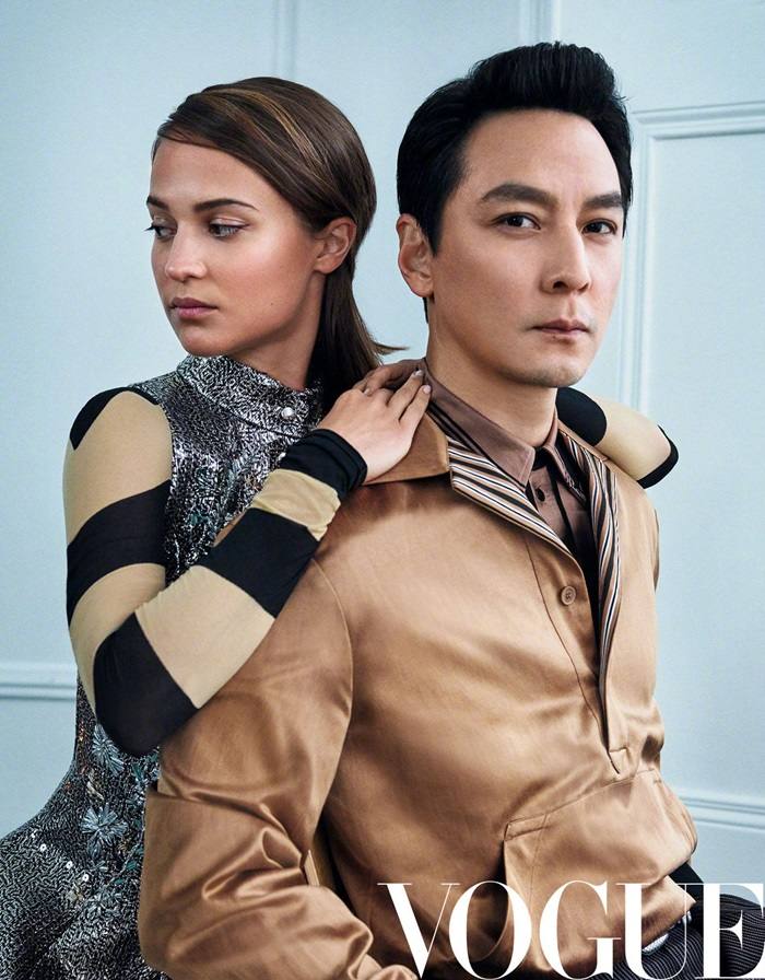 Alicia Vikander & Daniel Wu @ Vogue China April 2018
