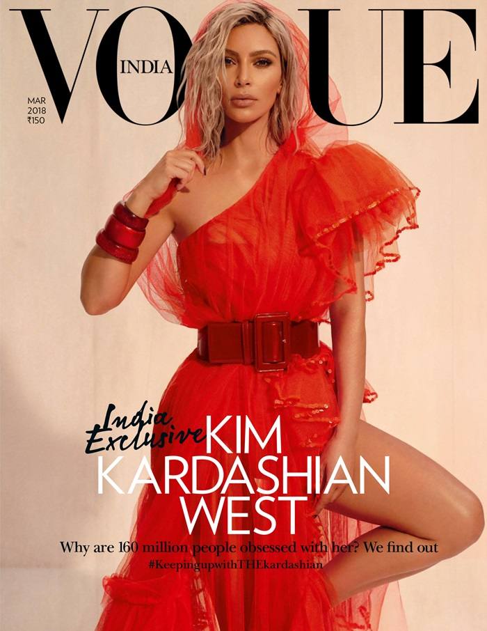 Kim Kardashian West @ Vogue India March 2018