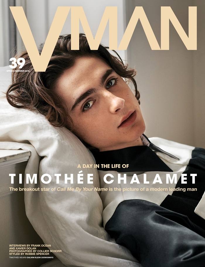 Timothée Chalamet @ VMan Magazine #39 S/S 2018