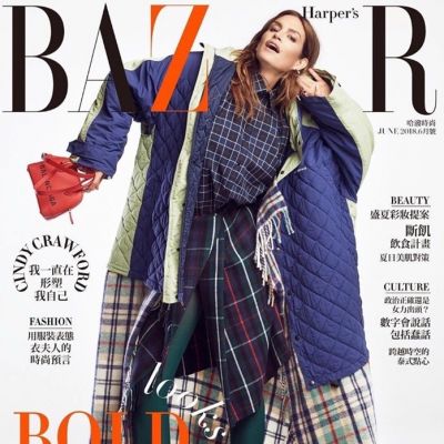 Cindy Crawford @ Harper’s Bazaar Taiwan June 2018