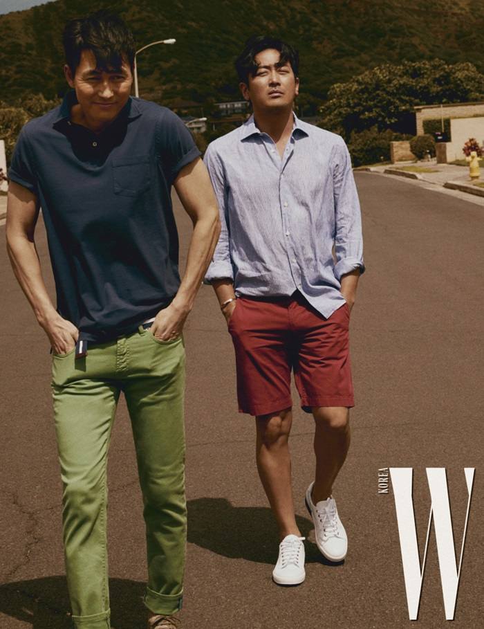 Jung Woo Sung, Ha Jung Woo & Lee Jung Jae @ W Korea June 2018