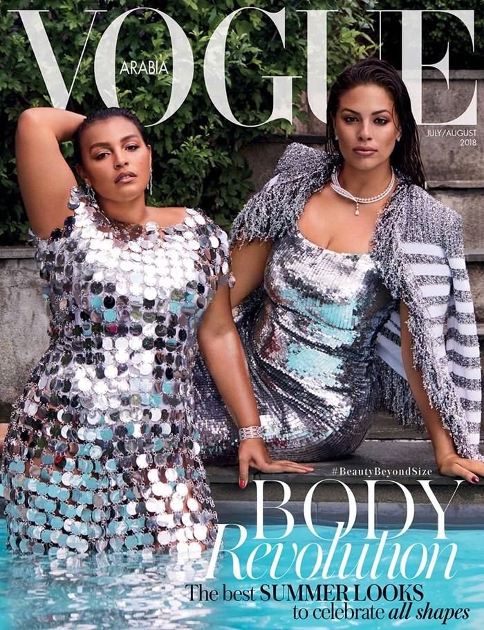 Ashley Graham & Paloma Elsesser @ Vogue Arabia July 2018