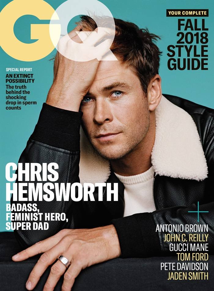 Chris Hemsworth @ GQ US September 2018
