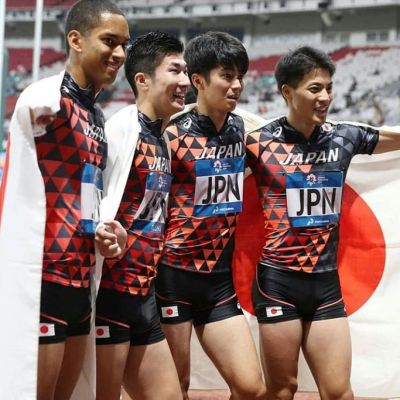 ทีมวิ่งผลัด4คูณ100เมตรชายจากญี่ปุ่น..ในเอเชี่ยนเกมส์ครั้งที่18