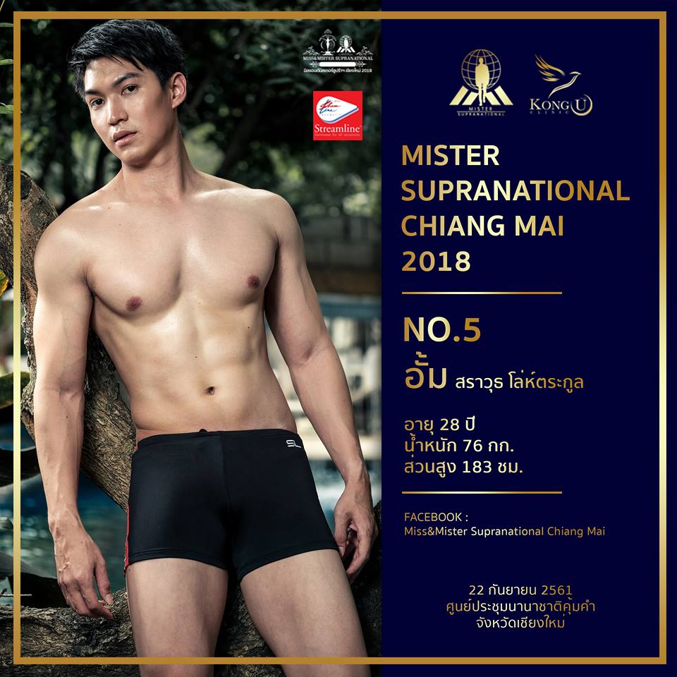 แนะนำผู้เข้าประกวด Mr.Supranational Chiangmai 2018