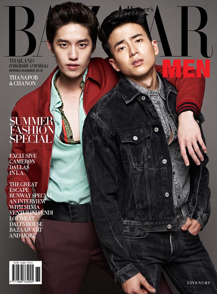 ต่อ ธนภพ & นน ชานน @ Harper's Bazaar Men Thailand S/S 2018