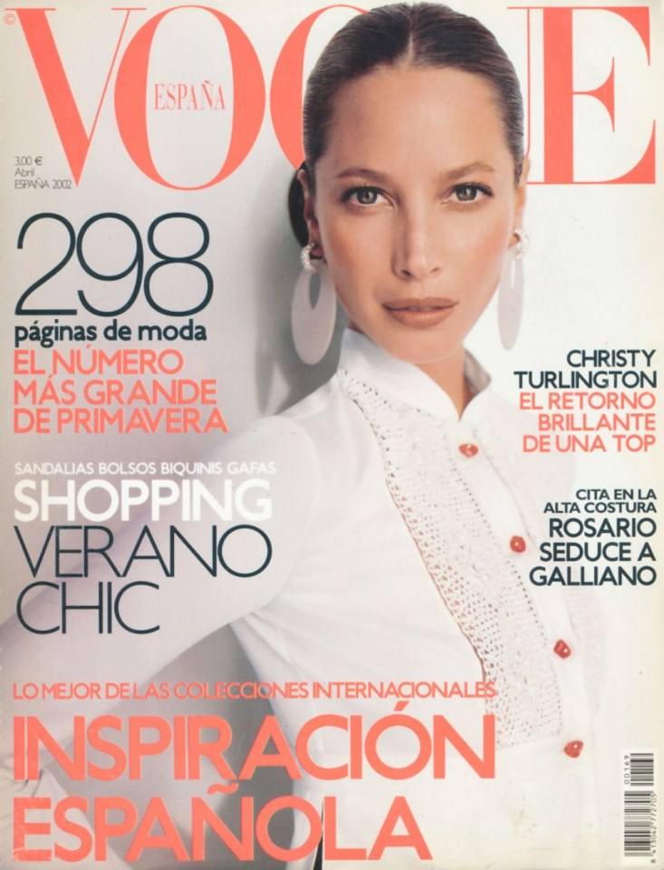 VOGUE'S Covers @Christy Turlington