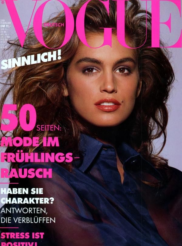 VOGUE'S Covers @Cindy Crawford