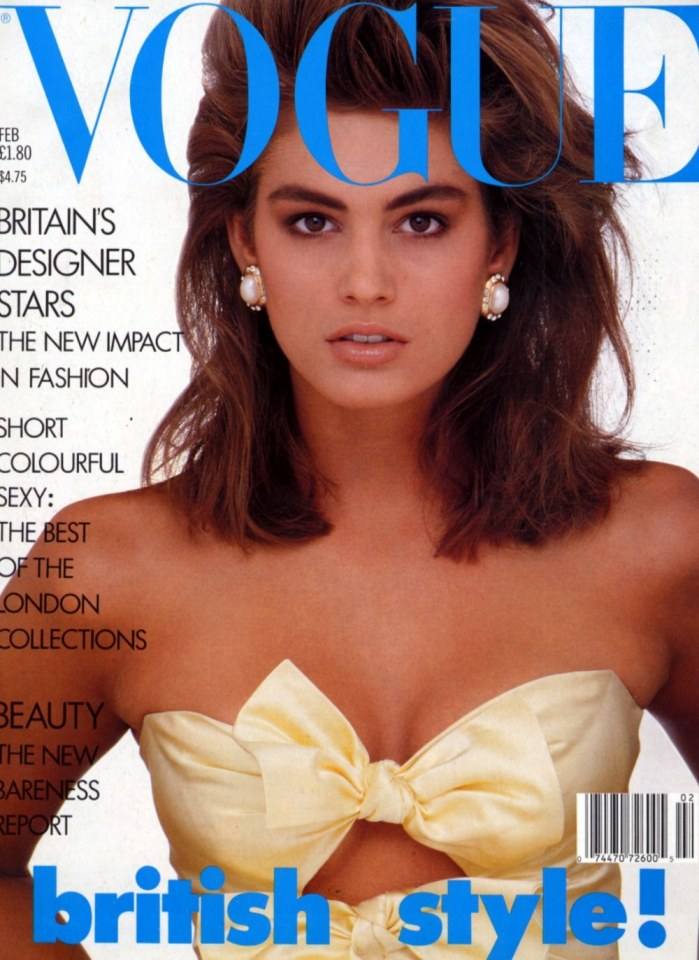 VOGUE'S Covers @Cindy Crawford