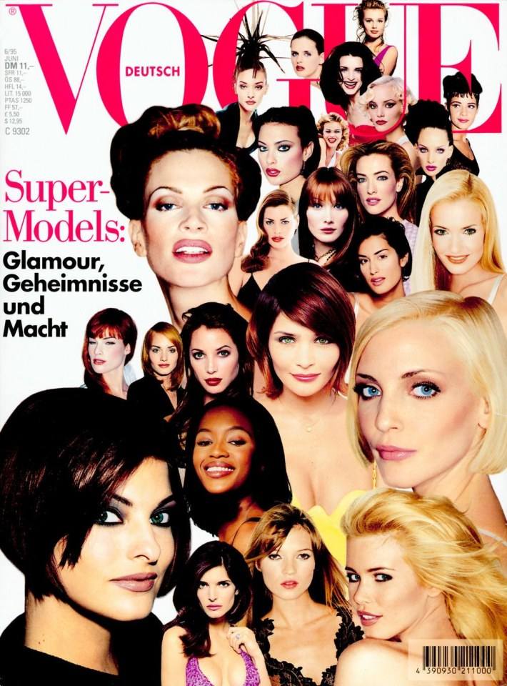VOGUE'S Covers @Supermodels icons