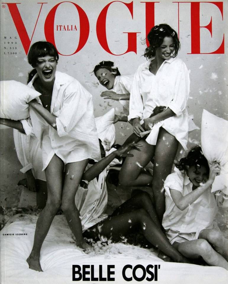 VOGUE'S Covers @Supermodels icons