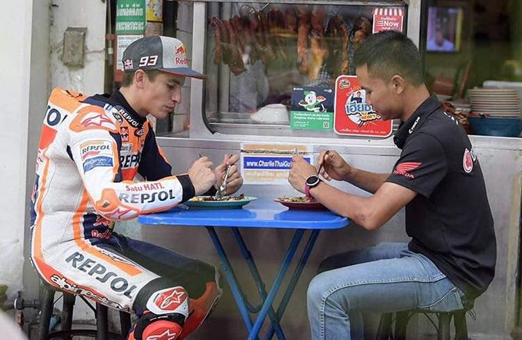 พี่มาร์ค Marc Marquez นักบิดระดับโลกมาไทย