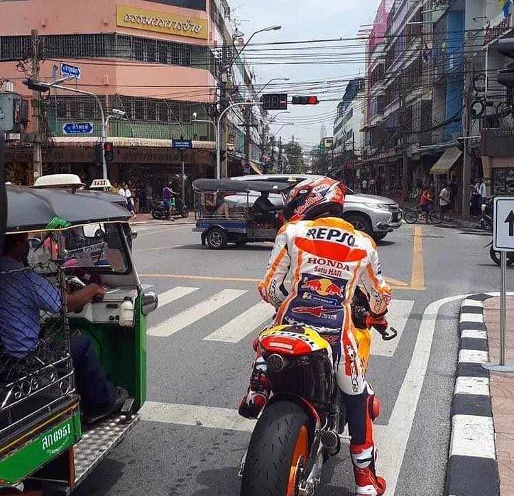 พี่มาร์ค Marc Marquez นักบิดระดับโลกมาไทย