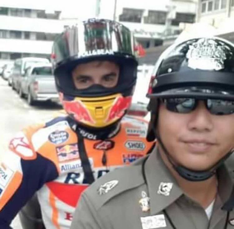 พี่มาร์ค Marc Marquez นักบิดระดับโลกมาไทย