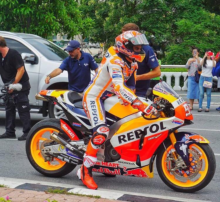 พี่มาร์ค Marc Marquez นักบิดระดับโลกมาไทย