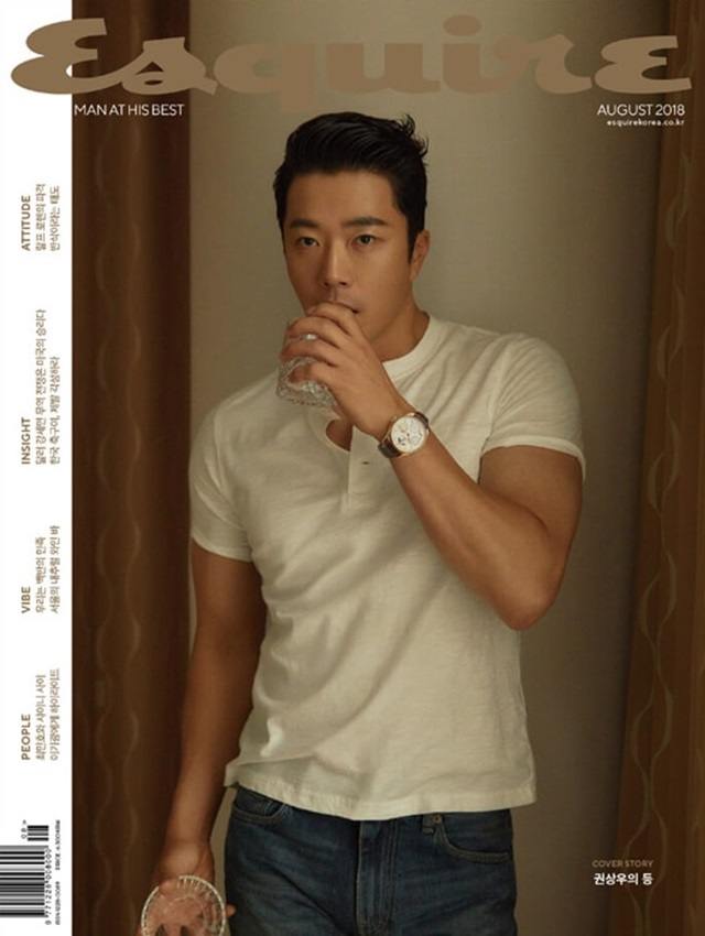 Kwon Sang Woo @ Esquire Korea August 2018