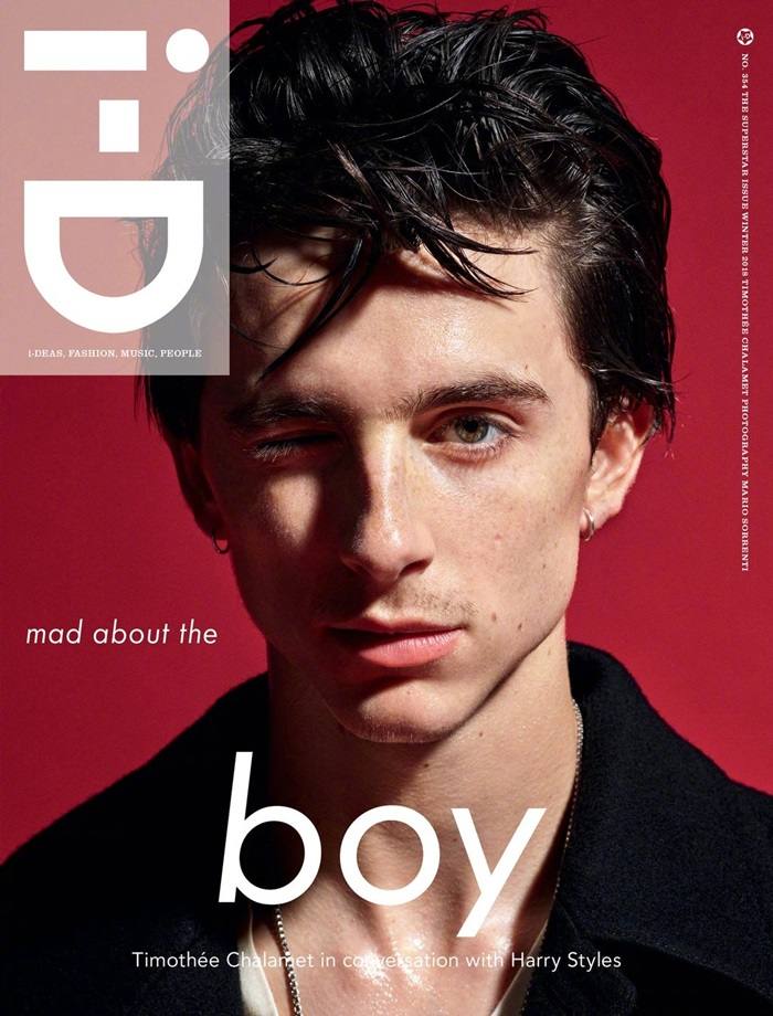 Timothée Chalamet @ i-D Winter 2018