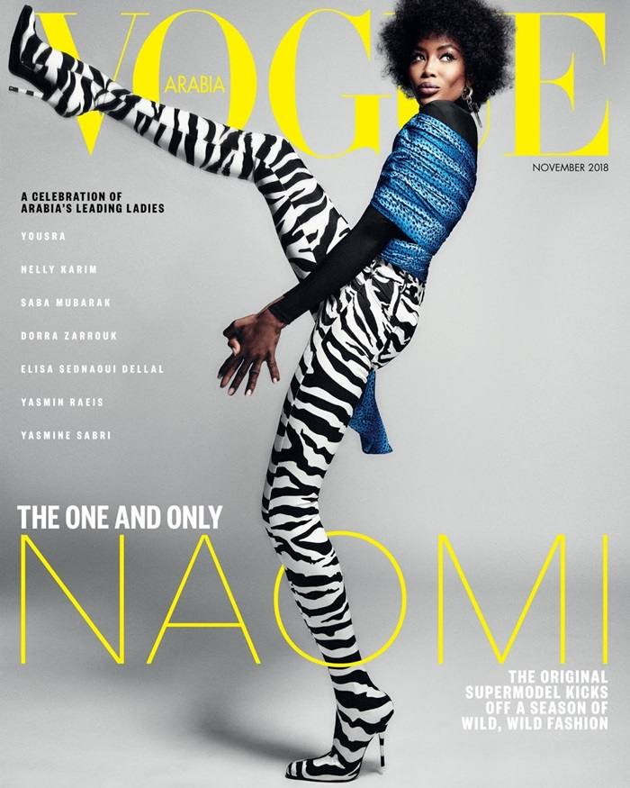 Naomi Campbell @ Vogue Arabia November 2018