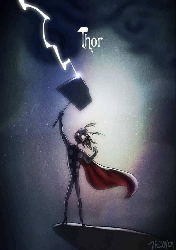Super Hero By Tim Burton
