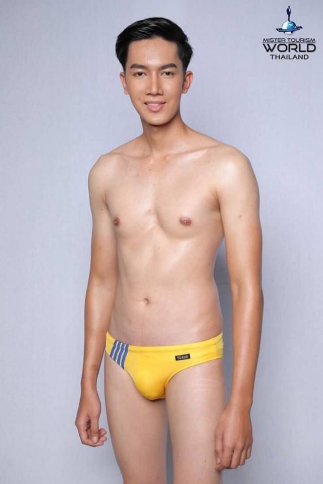 หนุ่มๆในชุดว่ายน้ำ Mister Tourism World Thailand 2018