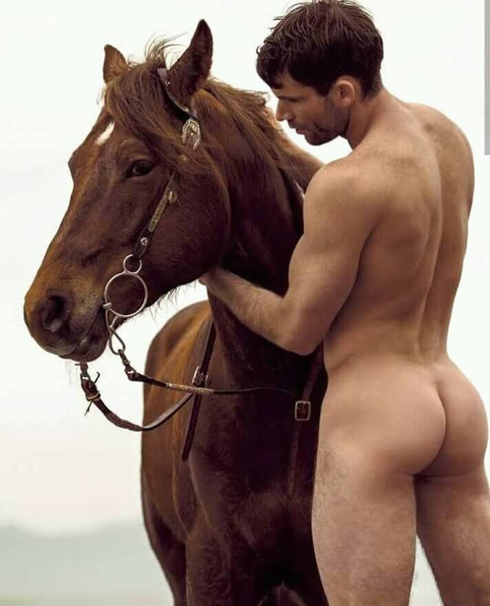 Leave the horse,Riding cowboy