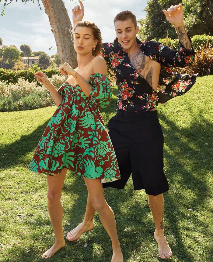 Justin Bieber & Hailey Baldwin @ Vogue US March 2019