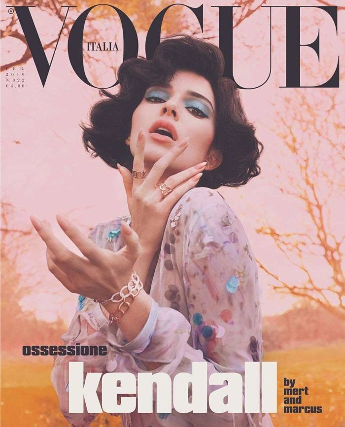 Kendall Jenner @ Vogue Italia February 2019