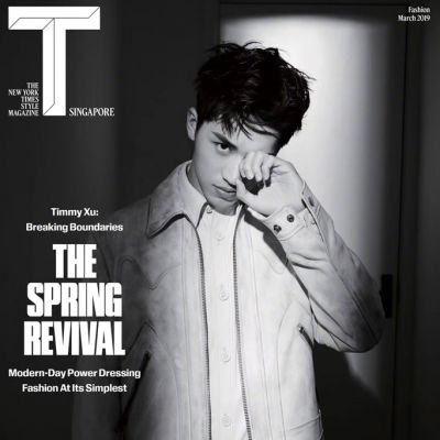 Timmy Xu @ T Singapore Magazine March 2019