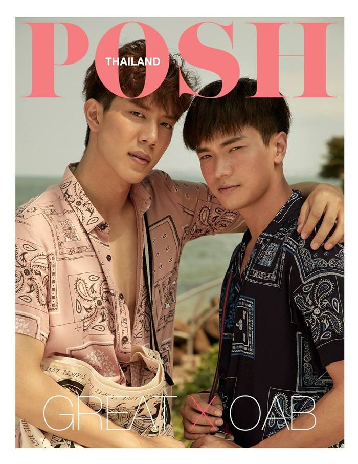 เกรท-สพล & โอบ-นิธิ @ POSH Magazine Thailand March 2019
