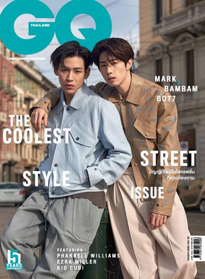 (GOT7) BamBam & Mark Tuan @ GQ Thailand March 2019