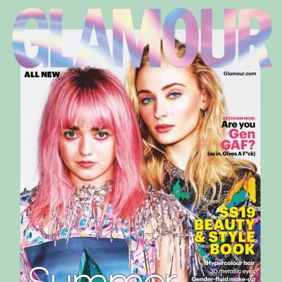 Maisie Williams & Sophie Turner @ Glamour UK February 2019