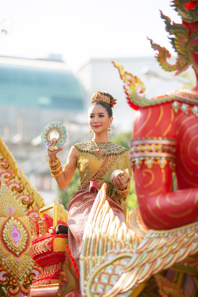 นางสงกรานต์๒๕๖๒ ทุงษะเทวี “ก้อย รัชวิน” #thailand
