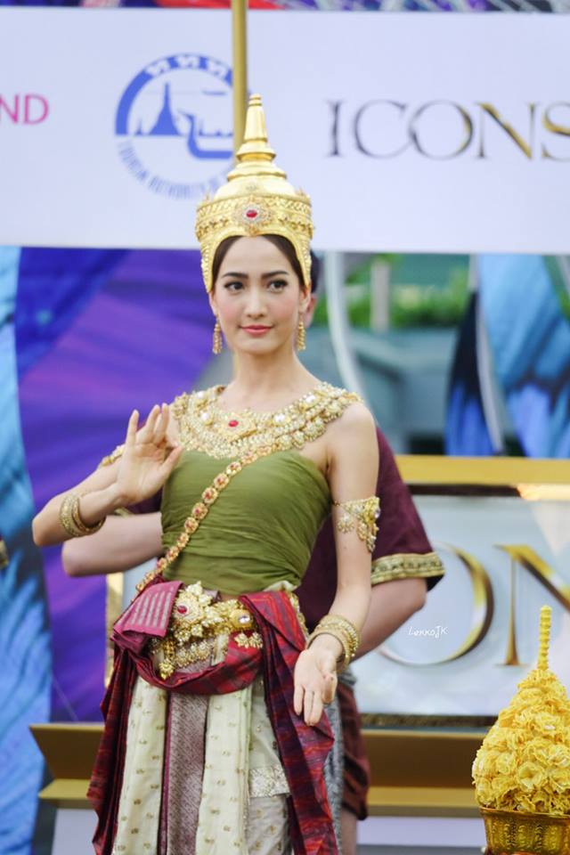 นางสงกรานต์ ๒๕๖๒ ICON SIAM  “แต้ว ณฐพร” #thailand