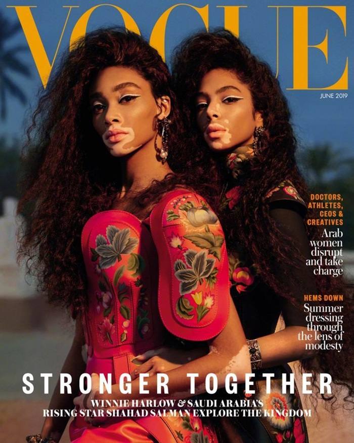 Winnie Harlow & Shahad Salman @ Vogue Arabia June 2019