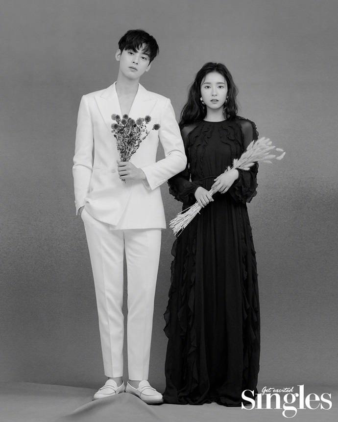 Cha Eun Woo & Shin Se Kyung @ Singles Korea July 2019